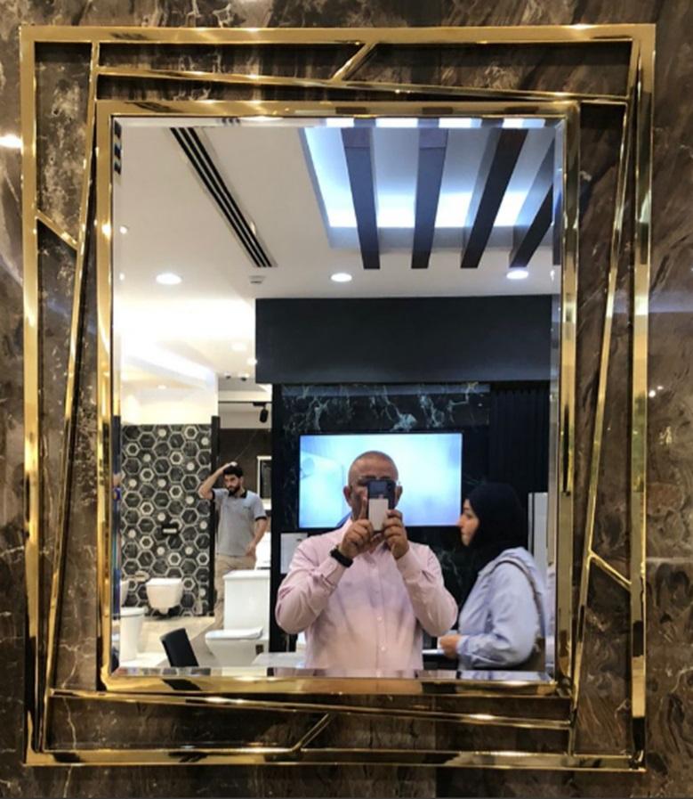 MIRROR-SQ-LINE-GLD-10